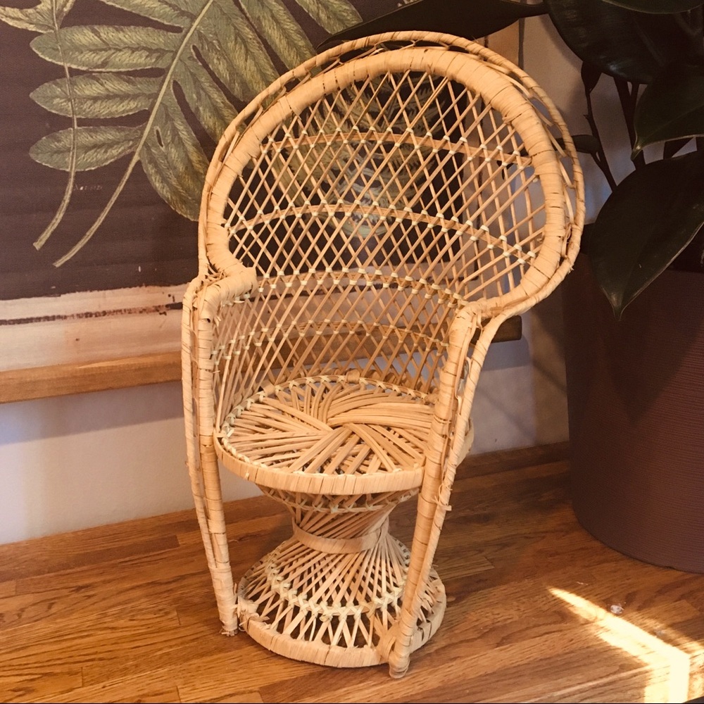 Wicker / Rattan / Plant Chair / Doll Chair